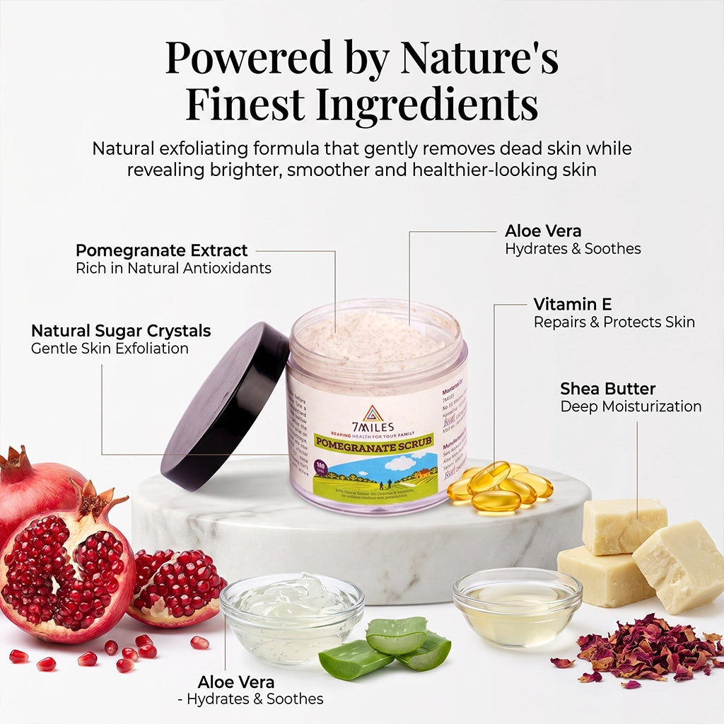 Pomegranate Face & Body Scrub